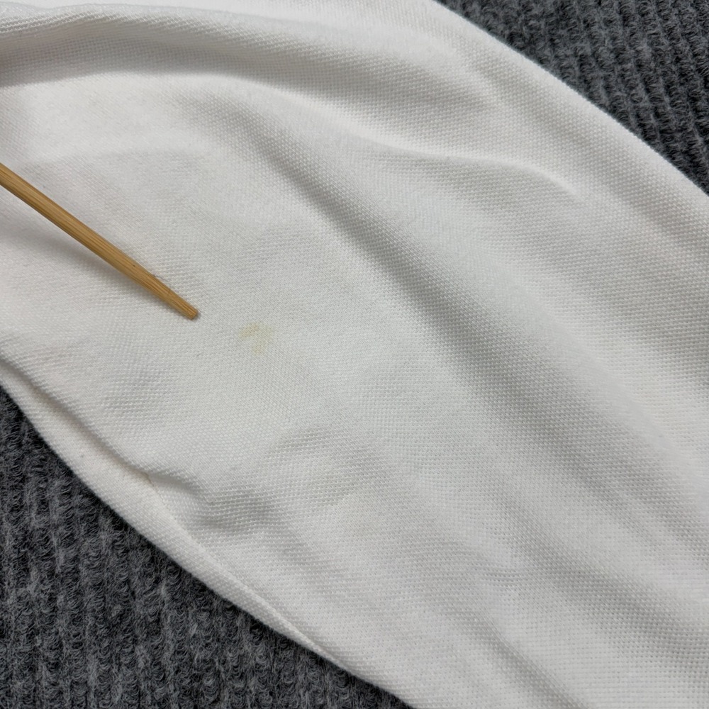 Vintage Polo Ralph Lauren Long Sleeve Polo Shirt  Mens XL White Pony Logo Cotton - Picture 7 of 10